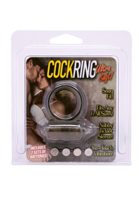 Mini Vibrating Cockring Black SCALA