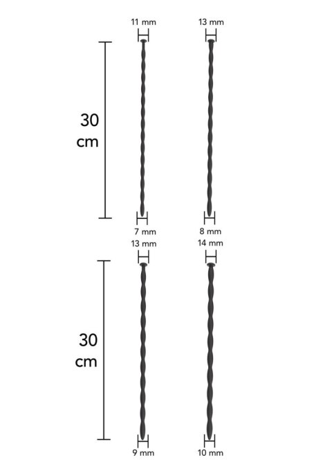 Penis Dilator Set Large 4 pcs SCALA