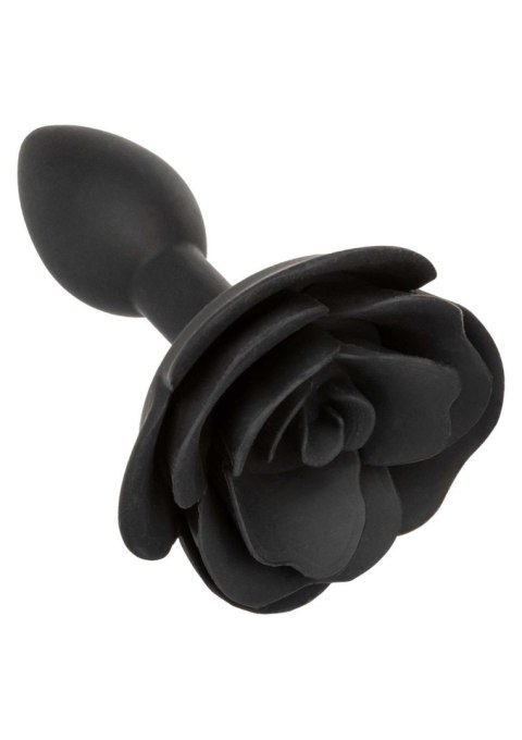 Small Rose Anal Plug Black SCALA