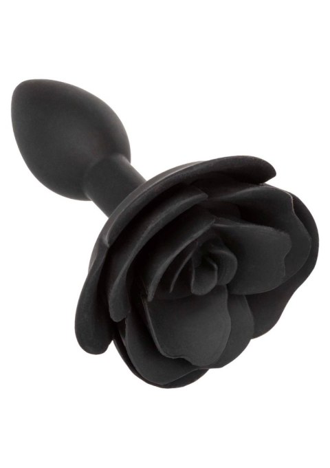 Small Rose Anal Plug Black SCALA