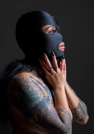 Spandex Hood Black SCALA