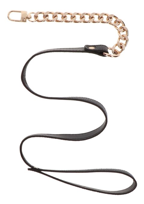 Statement Collar and leash Rose Gold SCALA