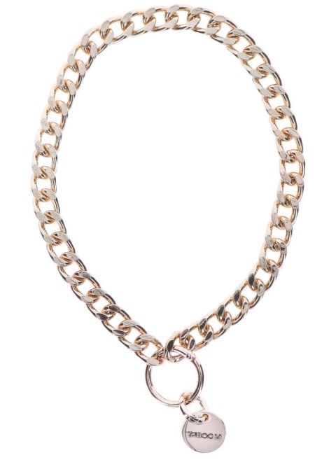 Statement Collar and leash Rose Gold SCALA