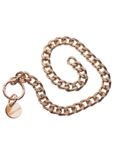 Statement Collar and leash Rose Gold SCALA