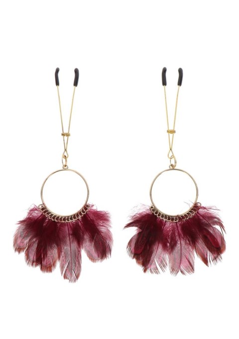 Tweezers With Feathers Gold SCALA
