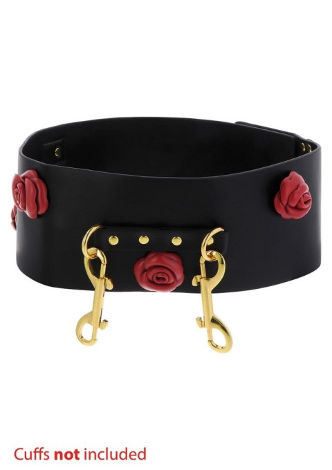 Wild Roses Bondage Belt Black SCALA