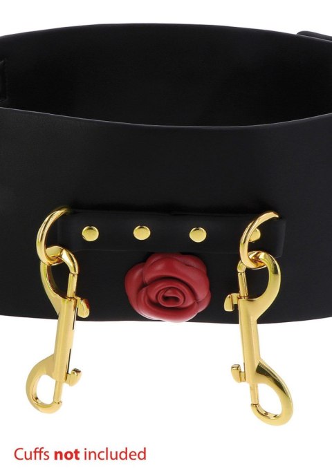 Wild Roses Bondage Belt Black SCALA