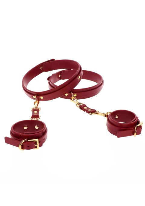 Wrist To Thigh Cuff Set Red SCALA