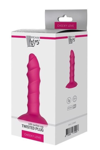 CHEEKY LOVE TWISTED PLUG WITH SUCTION CU TONGA