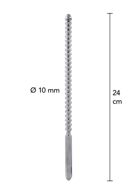 Dip Stick Ribbed 10 mm Silver SCALA