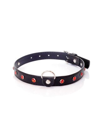 Fetish B - Series Collar - 2 cm. red crystal Boys of Toys Sp. z o.o.