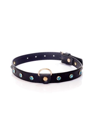 Fetish B - Series Collar - 2 cm turquoise crystal Boys of Toys Sp. z o.o.