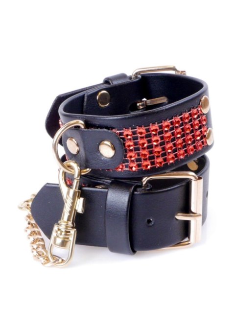Fetish B - Series Handcuffs with cristals 3 cm Red Line Boys of Toys Sp. z o.o.