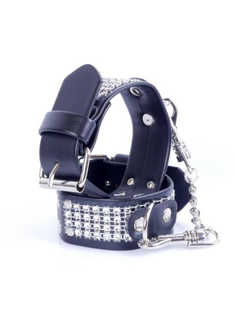Fetish B - Series Handcuffs with cristals 3 cm Silver Boys of Toys Sp. z o.o.