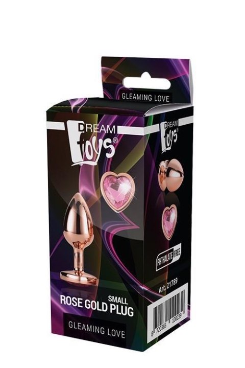GLEAMING LOVE ROSE GOLD PLUG SMALL TONGA