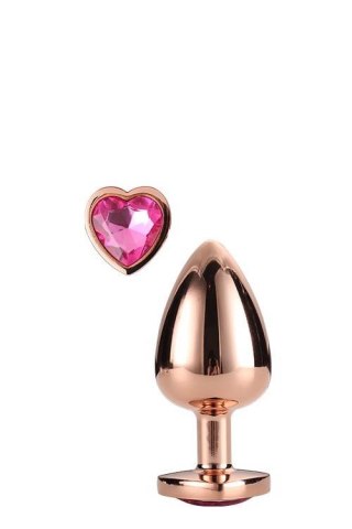 GLEAMING LOVE ROSE GOLD PLUG SMALL TONGA