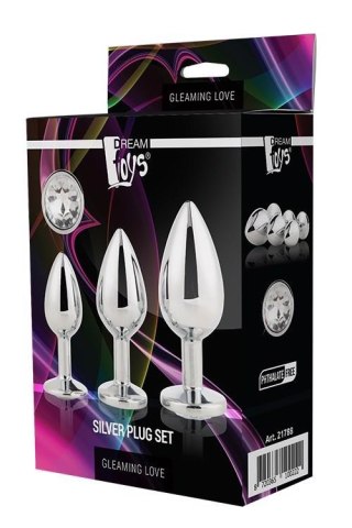 GLEAMING LOVE SILVER PLUG SET TONGA
