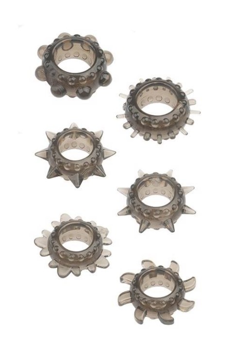 MENZSTUFF 6PC STRETCHEABLE RING SET TONGA