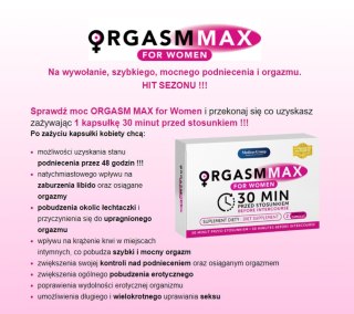 OrgasmMax for Women-2 kapsułki Medica-Group Sp. z o.o.