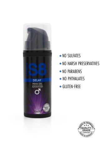 S8 Delay Penis Gel 30ml Natural SCALA