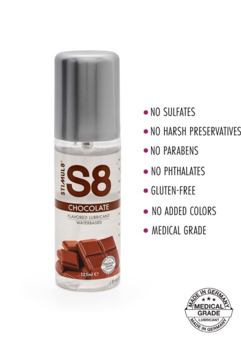 S8 WB Flavored Lube 125ml Chocolate SCALA