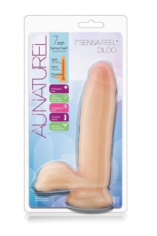 AU NATUREL 7INCH SENSA FEEL DILDO BEIG TONGA