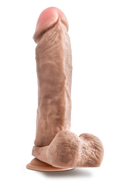 DR. SKIN MR. MAGIC 9 INCH DILDO WITH BALLS BEIGE TONGA