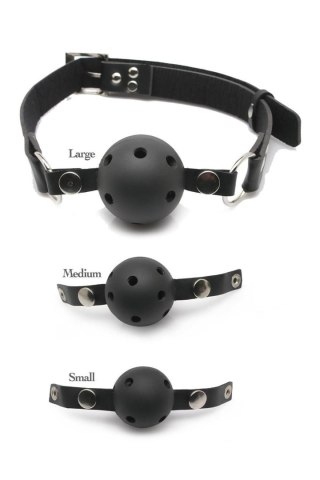 FETISH FANTASY SERIES BALL GAG TRAINING SYSTEM BLACK TONGA