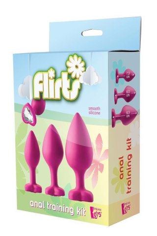 FLIRTS ANAL TRAINING KIT GEM STONE PINK TONGA