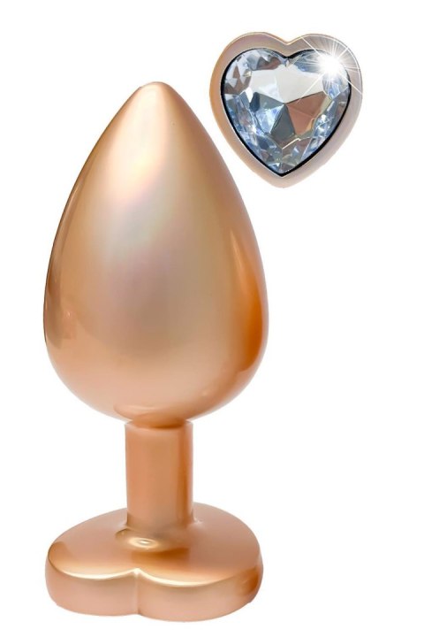 GLEAMING LOVE MATTE GOLD PLUG LARGE TONGA