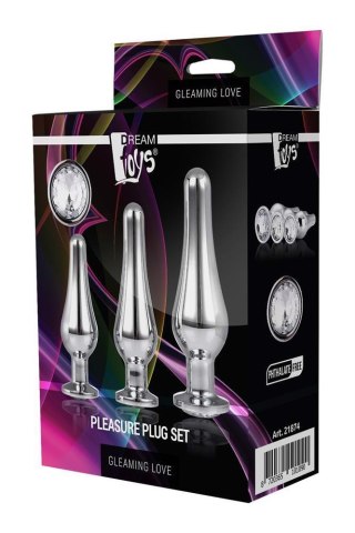 GLEAMING LOVE PLEASURE SET SILVER TONGA