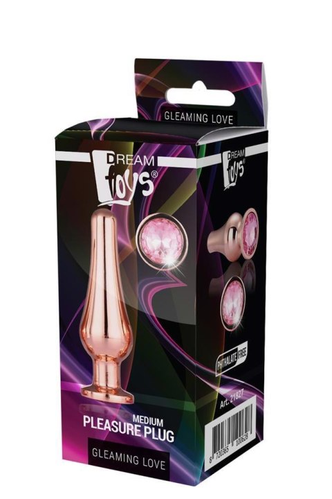 GLEAMING LOVE ROSE GOLD PLEASURE PLUG M TONGA