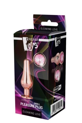 GLEAMING LOVE ROSE GOLD PLEASURE PLUG S TONGA