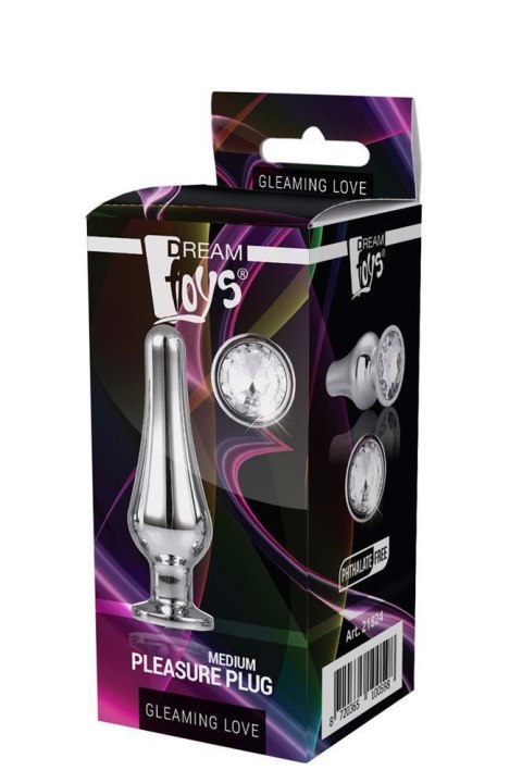 GLEAMING LOVE SILVER PLEASURE PLUG M TONGA