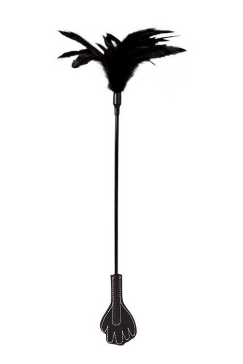 GP FEATHER CROP BLACK TONGA