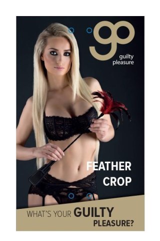 GP FEATHER CROP BLACK/RED TONGA