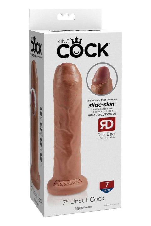 KING COCK 7 INCH UNCUT TAN TONGA