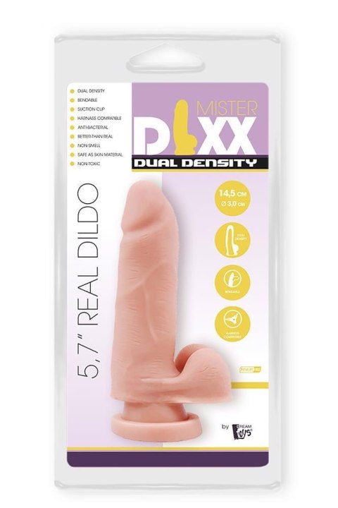 MR. DIXX 5.7INCH DUAL DENSITY DILDO TONGA