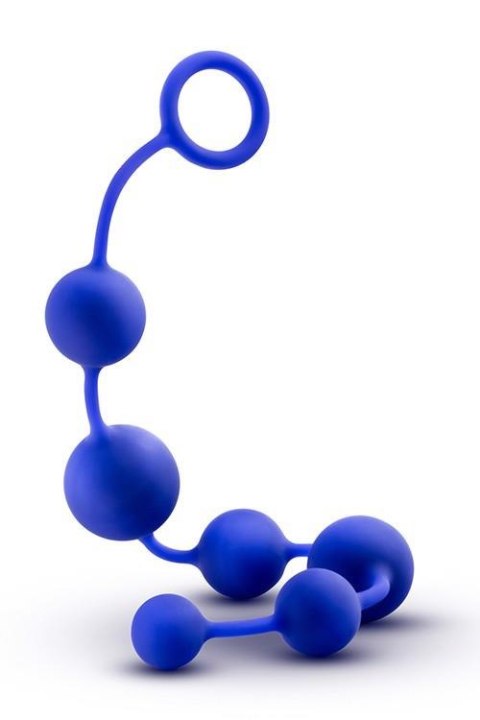 PERFORMANCE SILICONE ANAL BEADS INDIGO TONGA