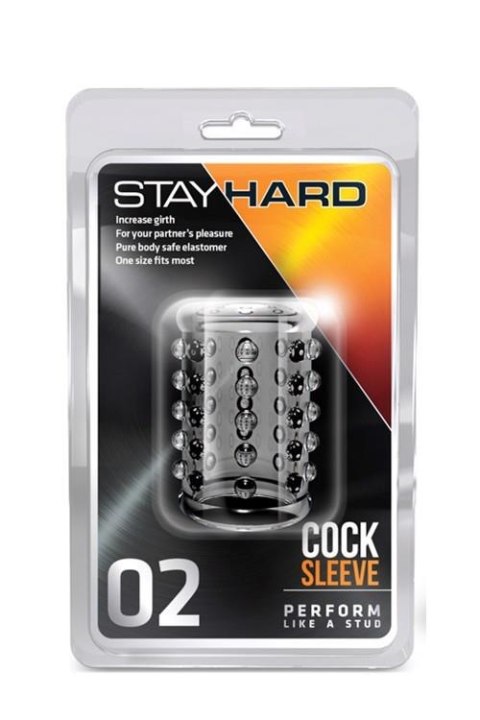 STAY HARD COCK SLEEVE 02 CLEAR TONGA