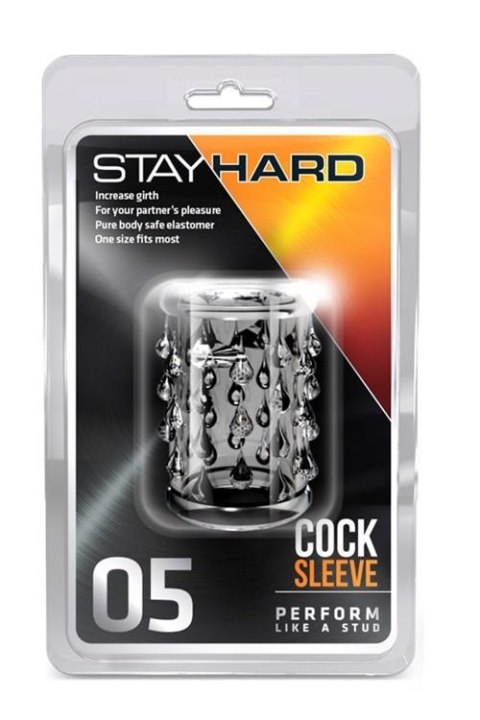 STAY HARD COCK SLEEVE 05 CLEAR TONGA