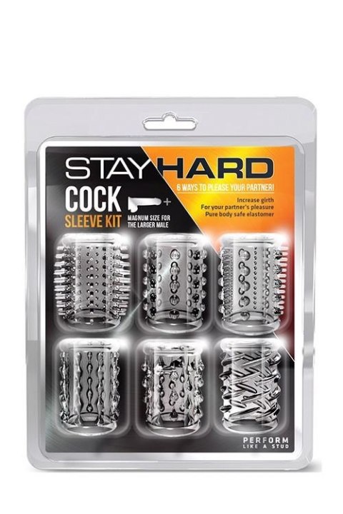 STAY HARD COCK SLEEVE KIT CLEAR TONGA