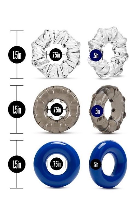 STAY HARD TRIPLE STRETCH 3PACK COCKRINGS TONGA