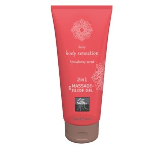 Żel/sprej-Shiatsu 2in1 Massage-Glide Strawberry scent 200ml. HOT Productions & Vertriebs GmbH