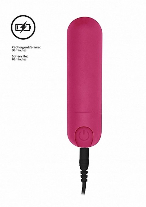 10 Speed Rechargeable Bullet - Pink SHOTS