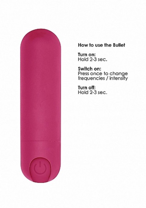 10 Speed Rechargeable Bullet - Pink SHOTS