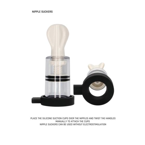E-Stimulation Bi-Polar Nipple Suckers SHOTS