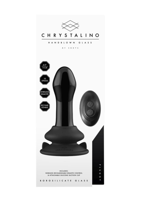 Pluggy - With Suction Cup and Remote - 10 Speed - Black SHOTS