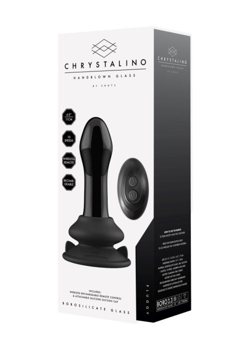 Pluggy - With Suction Cup and Remote - 10 Speed - Black SHOTS