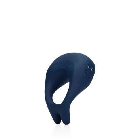 Pointed Vibrating Cock Ring - Baltic Blue SHOTS